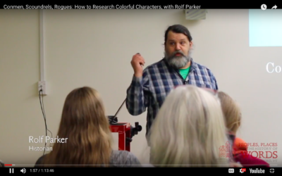 Video: Conmen, Scoundrels, Rogues: How to Research Colorful Characters, with Rolf Parker