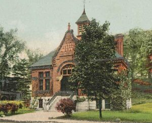 Brooks Memorial Library circa 1880s.