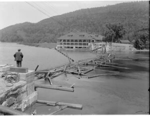 Collapsed Bridge to Hinsdale - 1921