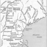 Early map of New England Pre-Western Settlement