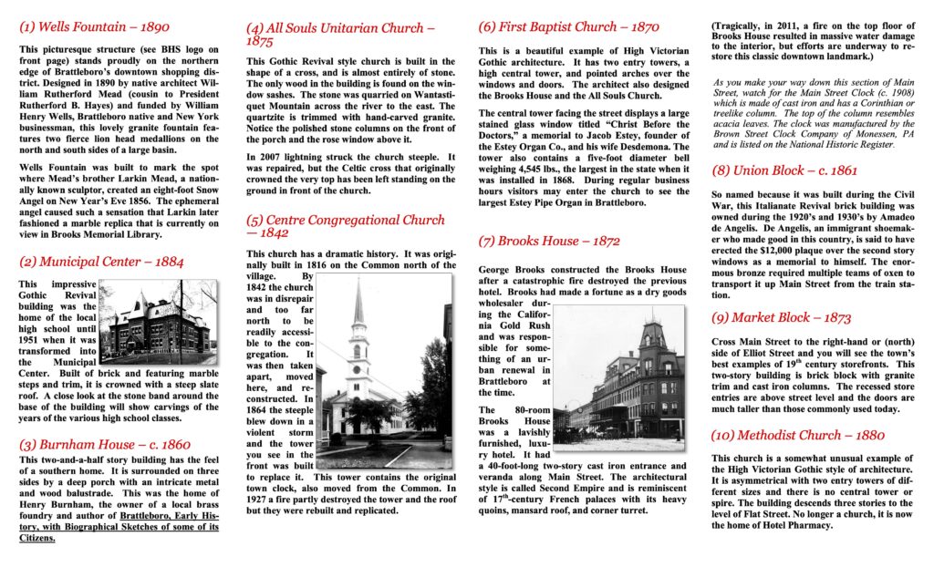 Brattleboro ultimate walking tour page 2